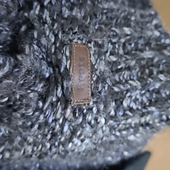 𝅺roots marled charcoal chunky knit v-neck button front cardigan - Picture 6 of 6